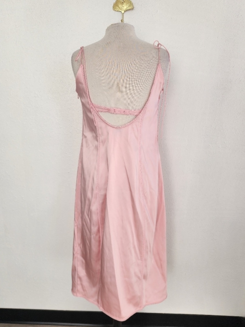 🎀 J. Crew x Anna October Limited Edition Ballet Pink Satin Stretch Pin Up 14 - Picture 7 of 11